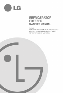 Manual LG GR-292QVC Fridge-Freezer