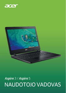 Vadovas Acer Aspire A314-33 Nešiojamasis kompiuteris