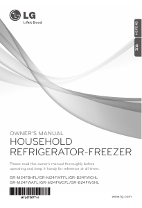 Manual LG GR-B24FWCHL Fridge-Freezer
