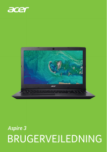 Brugsanvisning Acer Aspire A315-33 Bærbar computer