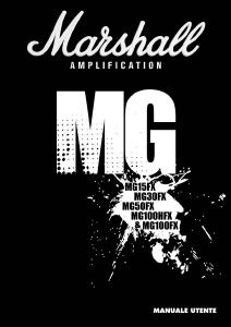 Manuale Marshall MG15FX Amplificatore per chitarra