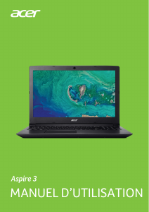 Mode d’emploi Acer Aspire A315-41G Ordinateur portable