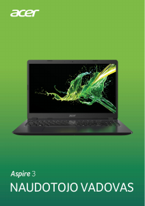 Vadovas Acer Aspire A315-42G Nešiojamasis kompiuteris