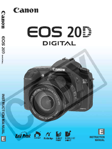 Manual Canon EOS 20D Digital Camera