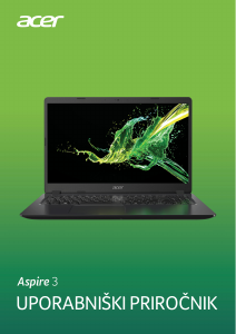 Priročnik Acer Aspire A315-42G Prenosni računalnik