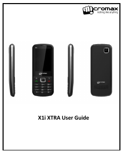 Handleiding Micromax X1i Xtra Mobiele telefoon