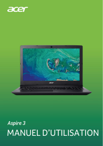 Mode d’emploi Acer Aspire A315-53G Ordinateur portable