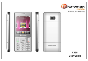 Manual Micromax X368 Mobile Phone