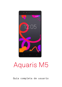 Manual de uso bq Aquaris M5 Teléfono móvil