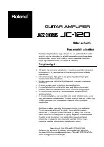 Használati útmutató Roland JC-120 Gitárerősítő
