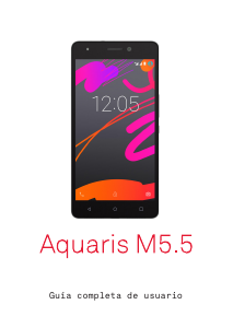 Manual de uso bq Aquaris M5.5 Teléfono móvil