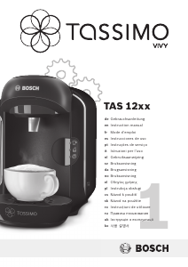 Manual de uso Bosch TAS1251 Tassimo Vivy Máquina de café