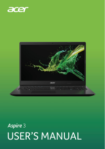 Handleiding Acer Aspire A315-55KG Laptop