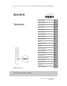 Mode d’emploi Sony Bravia XR-50X94J Téléviseur LCD