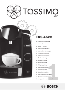 Manual Bosch TAS4501 Tassimo Joy Coffee Machine