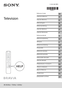 Manuale Sony Bravia XR-75X95J LCD televisore