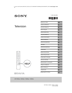 Manuale Sony Bravia XR-55X90J LCD televisore