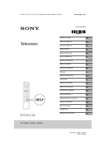 Käyttöohje Sony Bravia XR-77A83J OLED-televisio