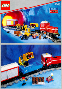Manual Lego set 4563 Trains Load and haul railroad