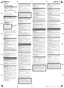 Manuale Sony USM256U2 Unità USB