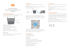 Instrukcja Xiaomi R03 Wzmacniacz WiFi