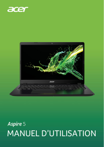 Mode d’emploi Acer Aspire A515-43G Ordinateur portable