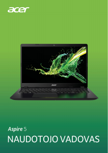 Vadovas Acer Aspire A515-43G Nešiojamasis kompiuteris