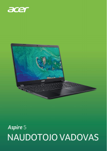 Vadovas Acer Aspire A515-52G Nešiojamasis kompiuteris