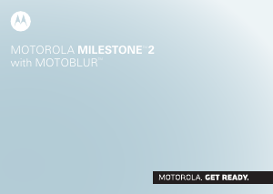 Bruksanvisning Motorola Milestone 2 Mobiltelefon
