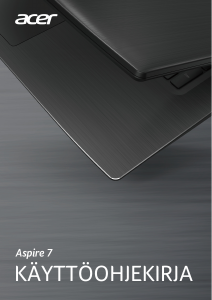 Käyttöohje Acer Aspire A715-71G Kannettava tietokone