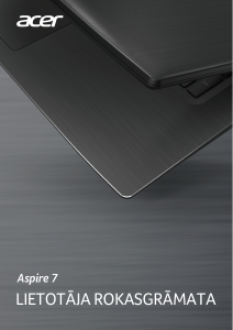 Rokasgrāmata Acer Aspire A715-71G Klēpjdators