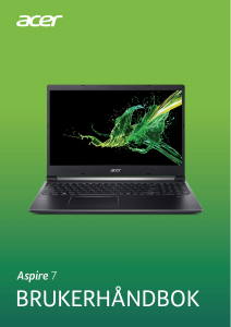 Bruksanvisning Acer Aspire A715-74G Laptop