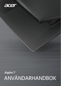 Bruksanvisning Acer Aspire A717-71G Bärbar dator
