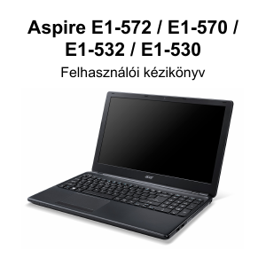 Használati útmutató Acer Aspire E1-530G Laptop