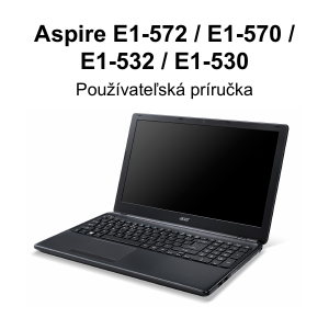 Návod Acer Aspire E1-530G Laptop