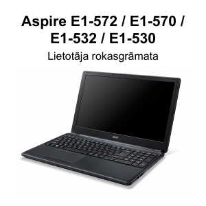 Rokasgrāmata Acer Aspire E1-570G Klēpjdators