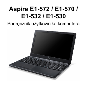 Instrukcja Acer Aspire E1-570G Komputer przenośny