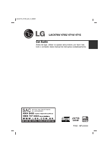 Manual LG LAC4705 Auto-rádio