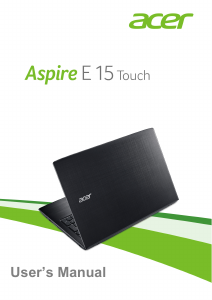Handleiding Acer Aspire E5-575TG Laptop