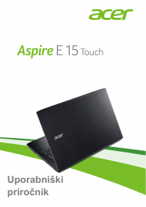 Priročnik Acer Aspire E5-575TG Prenosni računalnik