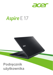 Instrukcja Acer Aspire E5-774G Komputer przenośny