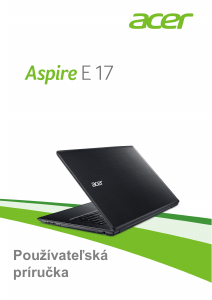 Návod Acer Aspire E5-774G Laptop