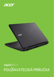 Návod Acer Aspire ES1-132 Laptop