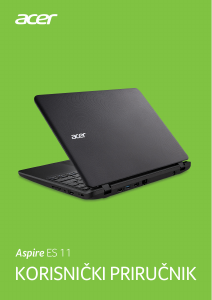 Priručnik Acer Aspire ES1-132 Prijenosno računalo