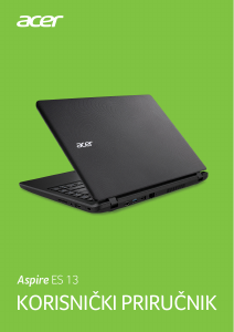 Priručnik Acer Aspire ES1-332 Prijenosno računalo