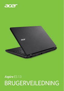 Brugsanvisning Acer Aspire ES1-332 Bærbar computer