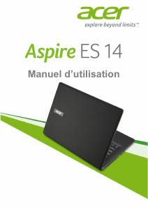 Mode d’emploi Acer Aspire ES1-420 Ordinateur portable
