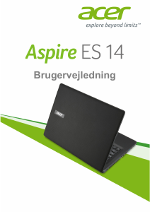 Brugsanvisning Acer Aspire ES1-420 Bærbar computer