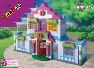 Manual BanBao set 6109 Trendy City Dream house