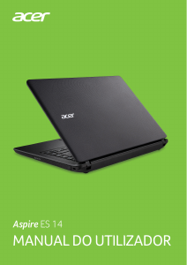 Manual Acer Aspire ES1-432 Computador portátil